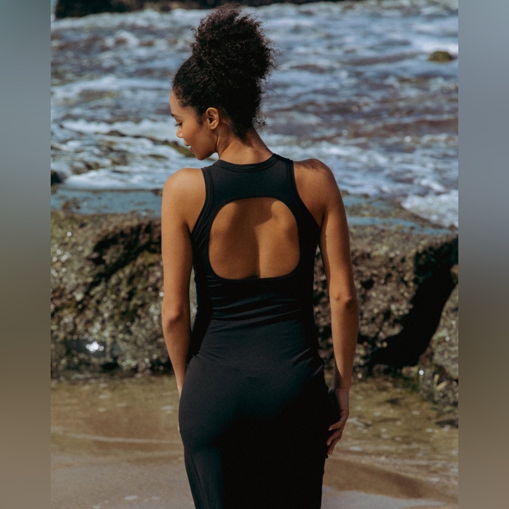 Anthropologie x LSPACE Sawyer Dress in Black size 3X - Picture 5 of 17